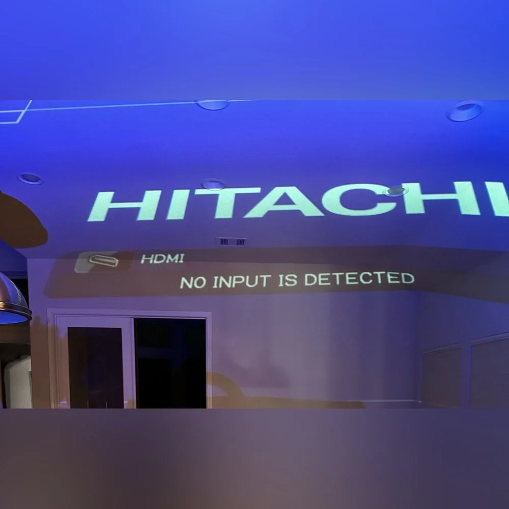 Hitachi CP-A222WN Ultra Short-Throw 3LCD Projector | HDMI CABLES | Tested Sharp